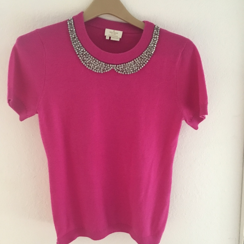 Kate Spade Jewel Collar Sweater